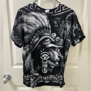 Black Graphic Men's T-Shirt
